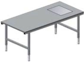 DKP203200 Pack- und Arbeitstisch mit Waage